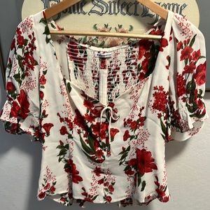 Reformation rose top 😍